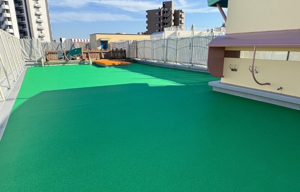 防水工事・長尺シート施工